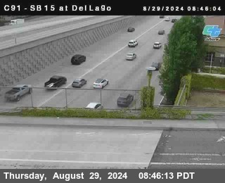 SB 15 at Del Lago bridge