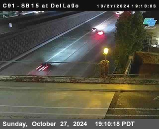 SB 15 at Del Lago bridge