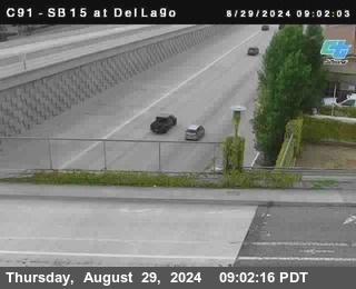 SB 15 at Del Lago bridge