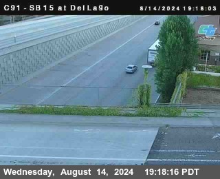 SB 15 at Del Lago bridge