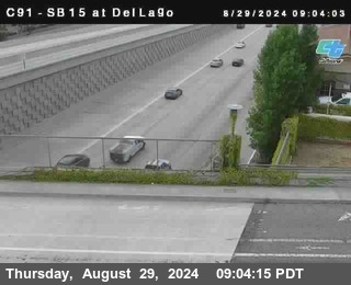 SB 15 at Del Lago bridge