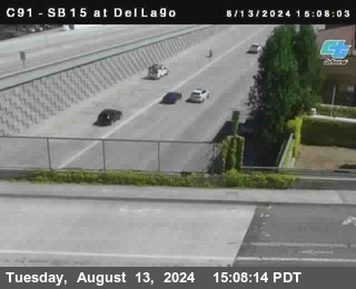 SB 15 at Del Lago bridge