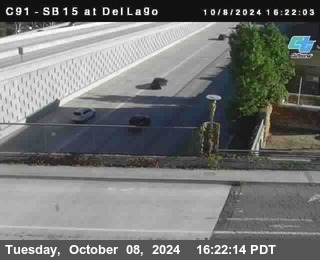 SB 15 at Del Lago bridge