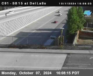 SB 15 at Del Lago bridge