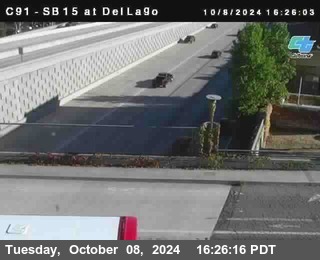 SB 15 at Del Lago bridge