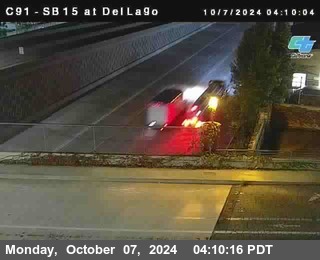 SB 15 at Del Lago bridge