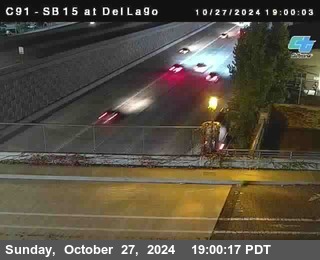 SB 15 at Del Lago bridge