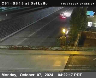 SB 15 at Del Lago bridge