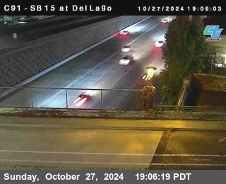 SB 15 at Del Lago bridge