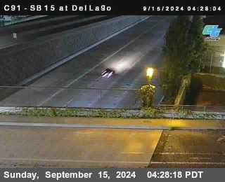 SB 15 at Del Lago bridge