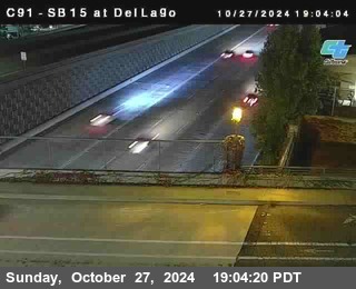 SB 15 at Del Lago bridge