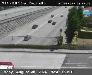 SB 15 at Del Lago bridge