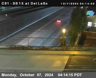 SB 15 at Del Lago bridge