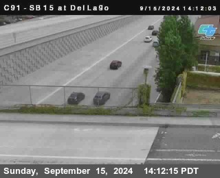 SB 15 at Del Lago bridge