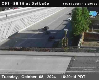 SB 15 at Del Lago bridge