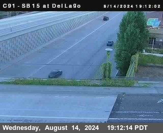 SB 15 at Del Lago bridge