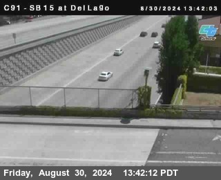 SB 15 at Del Lago bridge