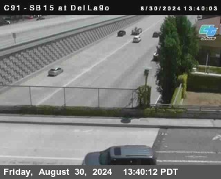 SB 15 at Del Lago bridge