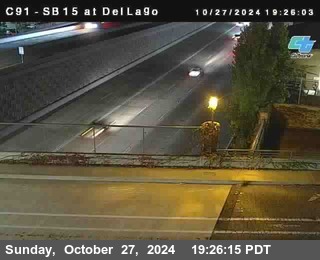 SB 15 at Del Lago bridge