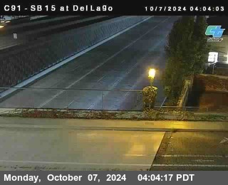 SB 15 at Del Lago bridge