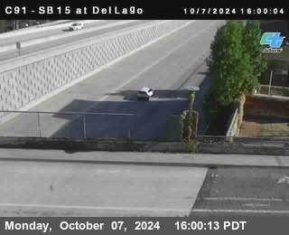 SB 15 at Del Lago bridge