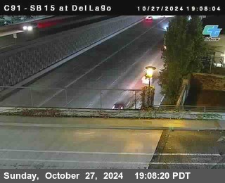 SB 15 at Del Lago bridge