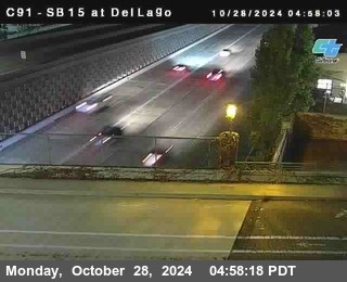 SB 15 at Del Lago bridge