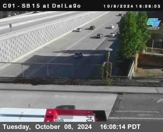 SB 15 at Del Lago bridge