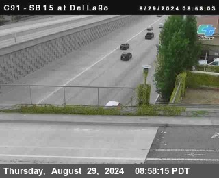 SB 15 at Del Lago bridge