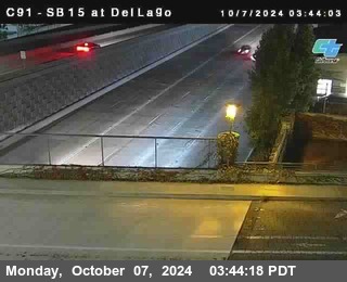 SB 15 at Del Lago bridge