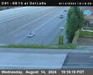 SB 15 at Del Lago bridge