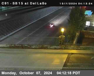 SB 15 at Del Lago bridge