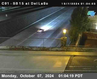 SB 15 at Del Lago bridge