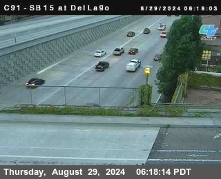 SB 15 at Del Lago bridge