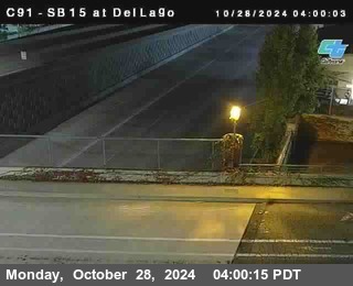 SB 15 at Del Lago bridge