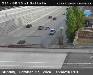 SB 15 at Del Lago bridge