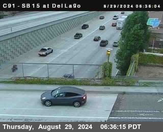 SB 15 at Del Lago bridge