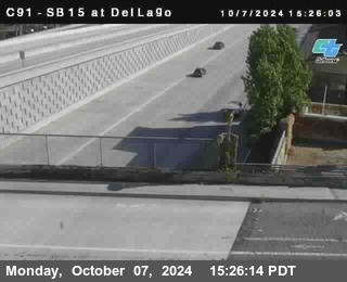 SB 15 at Del Lago bridge