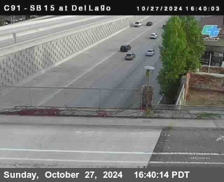 SB 15 at Del Lago bridge