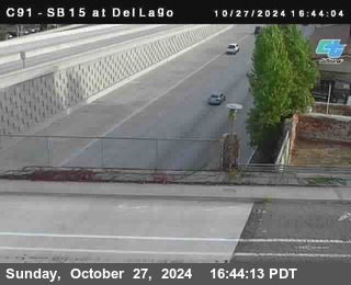 SB 15 at Del Lago bridge