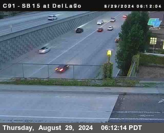 SB 15 at Del Lago bridge