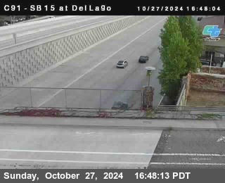 SB 15 at Del Lago bridge