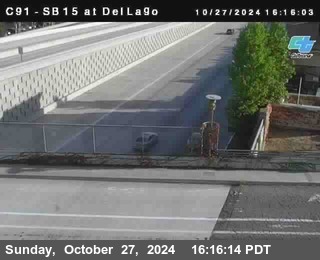 SB 15 at Del Lago bridge