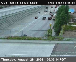 SB 15 at Del Lago bridge