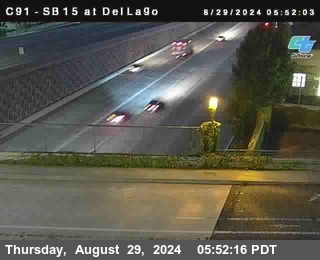 SB 15 at Del Lago bridge