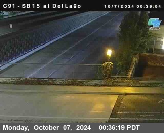 SB 15 at Del Lago bridge