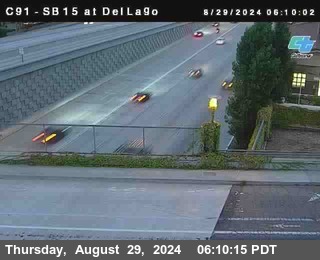 SB 15 at Del Lago bridge