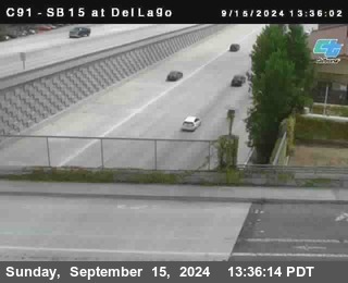 SB 15 at Del Lago bridge