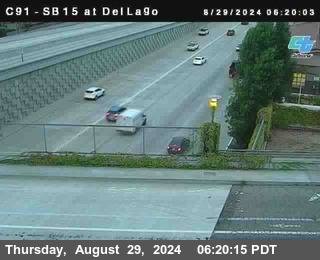 SB 15 at Del Lago bridge