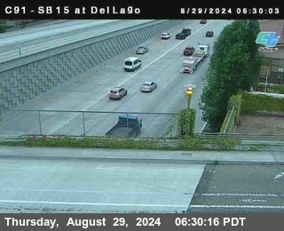 SB 15 at Del Lago bridge